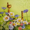 282 Daisies - 3-ply (grün) - Ambiente