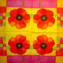 148 Anemonen, Mohn - 3-lagig