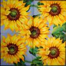 122 Sunflowers - 3-ply (blue)
