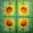 068 Sonnenblumen - 3-lagig (grün) - Herlitz