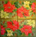 085 Christmas Flowers - 3-ply (gold) - Ihr