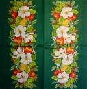 082 Christmas Flowers - 3-ply (grün) - Stewo