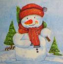 148 Schneemann - 3-lagig