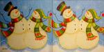 162 Schneemann - 2-lagig - Künstler