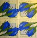 192 Rosen - 3-lagig (blau) - Ti-Flair