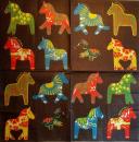 122 Horses - 3-ply - Dala - Sweden