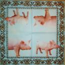 014 Pigs - 3-ply (blue) - Ihr