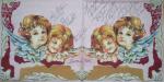 005 Engel - 3-lagig (rosa) - Home Fashion