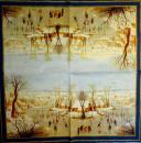 194 Winterlandschaft - 3-lagig(blau) - Ihr