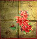 098 Christmas Flowers - 3-ply (gold) - Ihr - CS