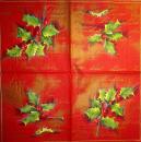 007 Christmas Flowers - 3-ply (red) - Ihr