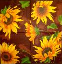 034 Sunflowers - 3 ply (brown) - Ihr