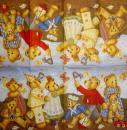 053 Teddy - 4 ply - Paper Design - Handkerchief