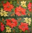 085 Christmas Flowers - 3-ply (grün) - Ihr