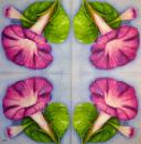 324 Flowers Others - 3-ply (purple/purple) - Ambiente
