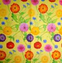 261 Flowers Others - 3-ply (yellow) - Caspari