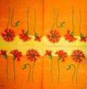 273 Flowers Others - 3-ply (orange)