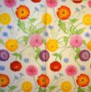 261 Flowers Others - 3-ply (weiß) - Caspari