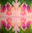148 Tulpen - 3-lagig (rosa)