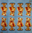 210 Teddy - 4-ply (blue) - Sniff - Handkerchief