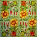 040 Sunflowers - 3-ply (grün)