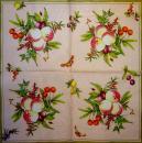 064 Lemons,  Oranges - 3 ply (pink)