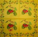 038 Cherries,  Plums - 3-ply - Madame est Servie