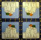 249 Schneemann - 3-lagig - Ambiente