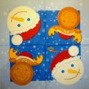 258 Schneemann - 3-lagig - Bibo