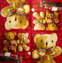 105 Bären Weihnachten - 3-lagig (rot) - CS