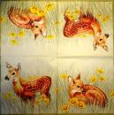182 Deer - 3-ply (cream) - Ihr
