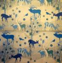 183 Deer - 3-ply (blue) - Ihr