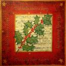 002 Christmas Flowers - 3-ply (red) - CS
