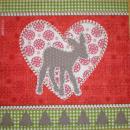 033 Deer - 3-ply (red) - Artebene