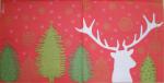 044 Deer - 3-ply (red) - Artebene