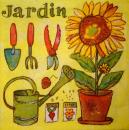 040 Sonnenblumen - 3-lagig (gelb)