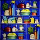 016 Dishes - 3-ply (blue) - Home Fashion