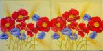 067 Anemonen, Mohn - 3-lagig - Stewo