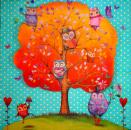 088 Owls - 3-ply - ppd - Mila Marquis