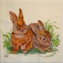 043 Rabbits:  natürlich - 3 ply - Annett Wolf - Home Fashion