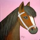 066 Horses - 3-ply (brown) - ppd - Ziegfeld