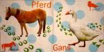 067 Horses - 3-ply (blue) - Click / Ihr