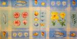 060 Anemonen, Mohn - 3-lagig (blau)