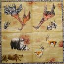 118 Animals Africa: Divers - 3-ply (brown) - Ihr