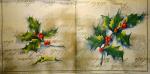 007 Christmas Flowers (cream) - Ihr
