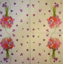 329 Flowers Others - 3-ply (cream) - Ambiente