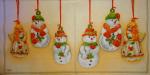 071 Schneemann - 3-lagig (orange) - Ambiente