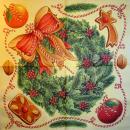 040 Christmas Flowers - 3-ply