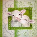 009 Sheep - 3-ply (grün) - Ambiente