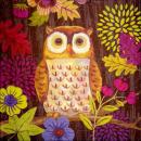 102 Owls - 3-ply (brown) - ppd - Jennifer Brinley / Levison